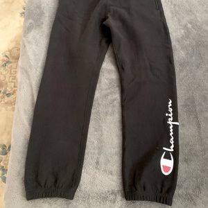 Champion women’s medium black sweatpants